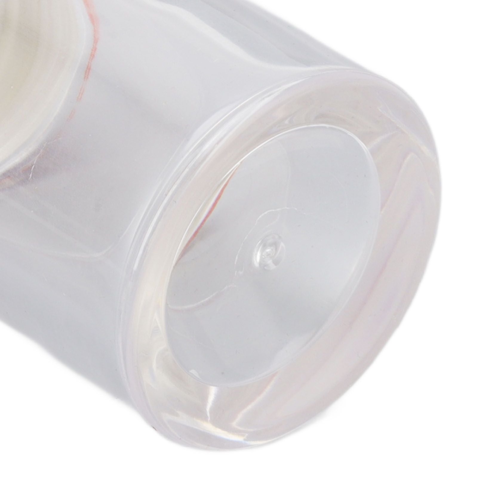 Magnifying Viewing Jar Multifunctional Waterproof Portable Magnifying Glass Storage Jar with LED Light for Tobacco Orange