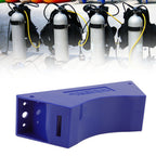 Gas Cylinder Holder Plastic Cylinder Wall Mounted Fixed Bracket with Expansion Screw Safety Strap Blue