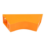 Gas Cylinder Holder Plastic Cylinder Wall Mounted Fixed Bracket with Expansion Screw Safety Strap Orange