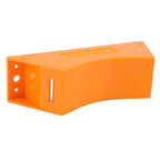 Gas Cylinder Holder Plastic Cylinder Wall Mounted Fixed Bracket with Expansion Screw Safety Strap Orange