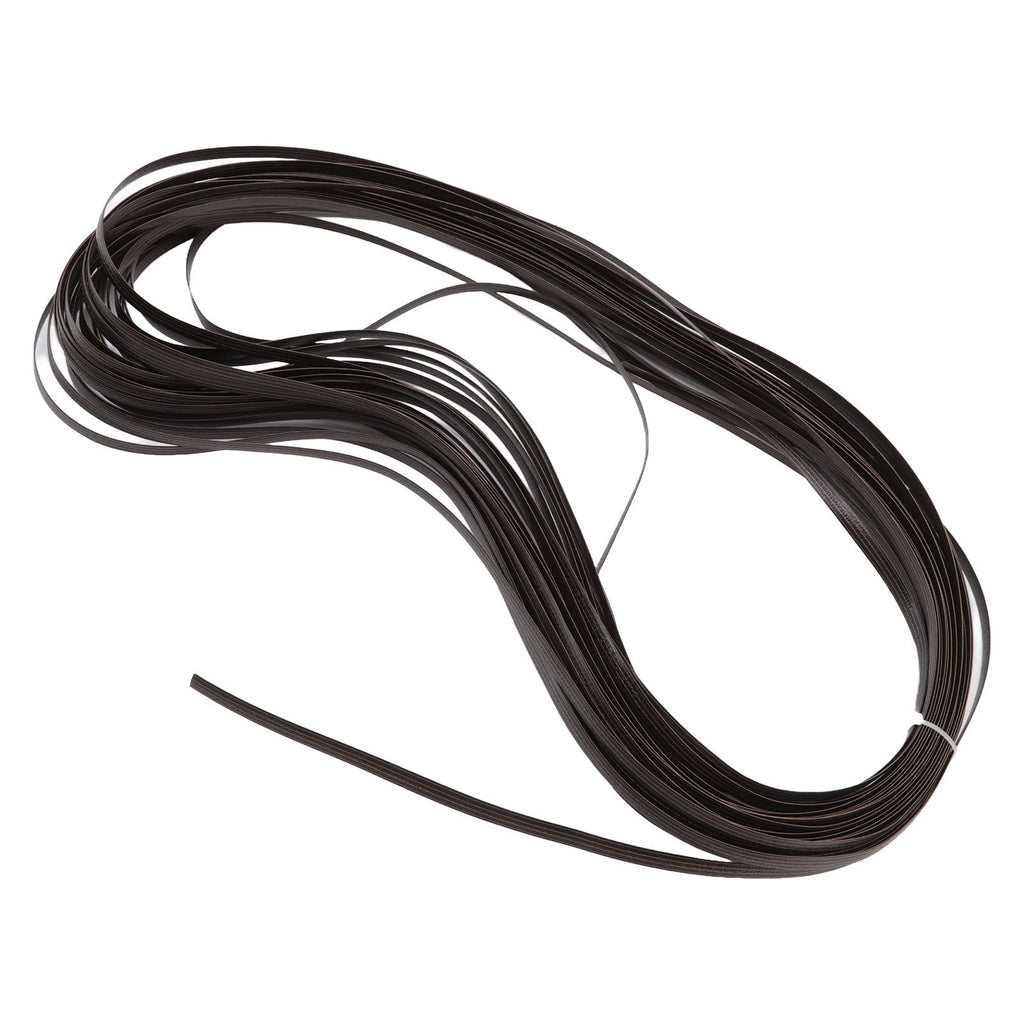 Wicker Repair Kit Plastic Patio Chair Table Sofa Synthetic Rattan Material for Furniture Double Sided Dark Brown