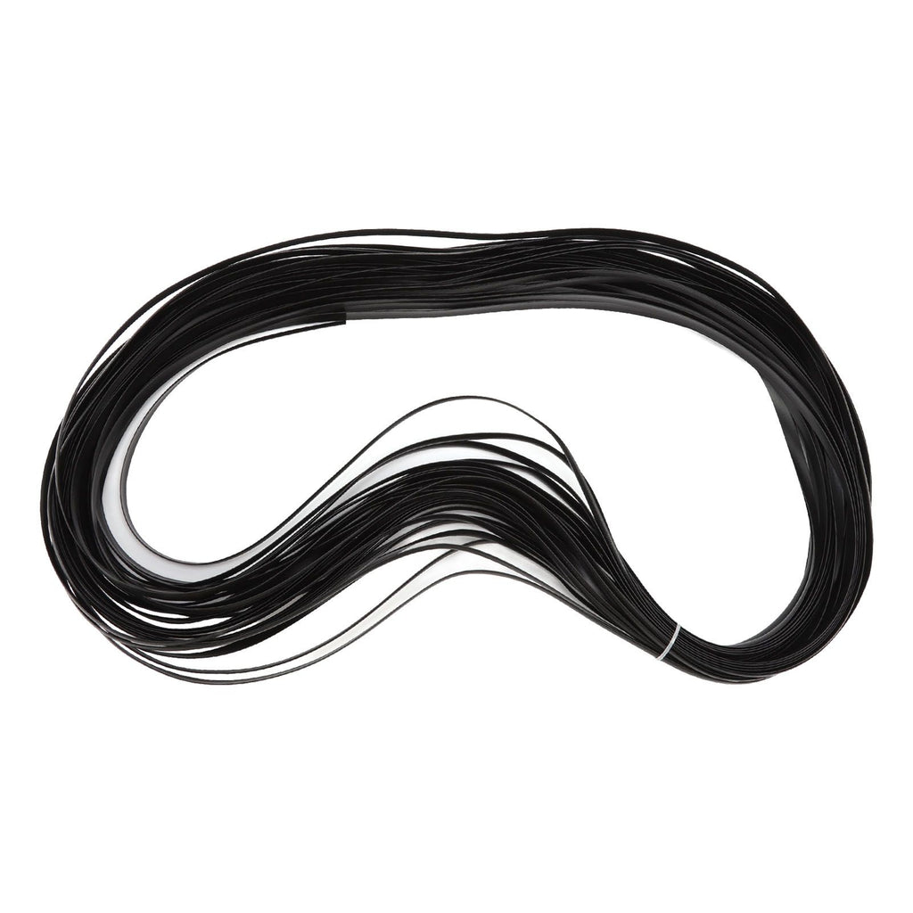 Wicker Repair Kit Plastic Patio Chair Table Sofa Synthetic Rattan Material for Furniture Black