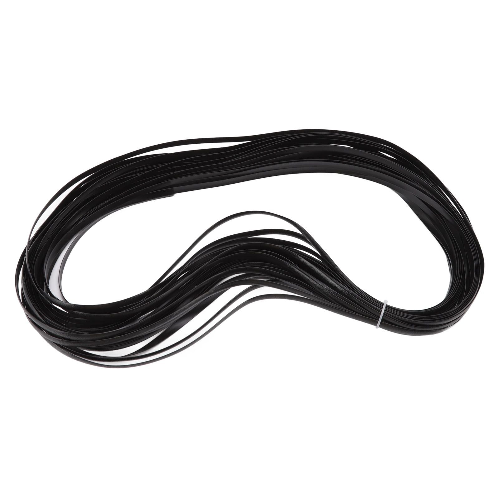 Wicker Repair Kit Plastic Patio Chair Table Sofa Synthetic Rattan Material for Furniture Black