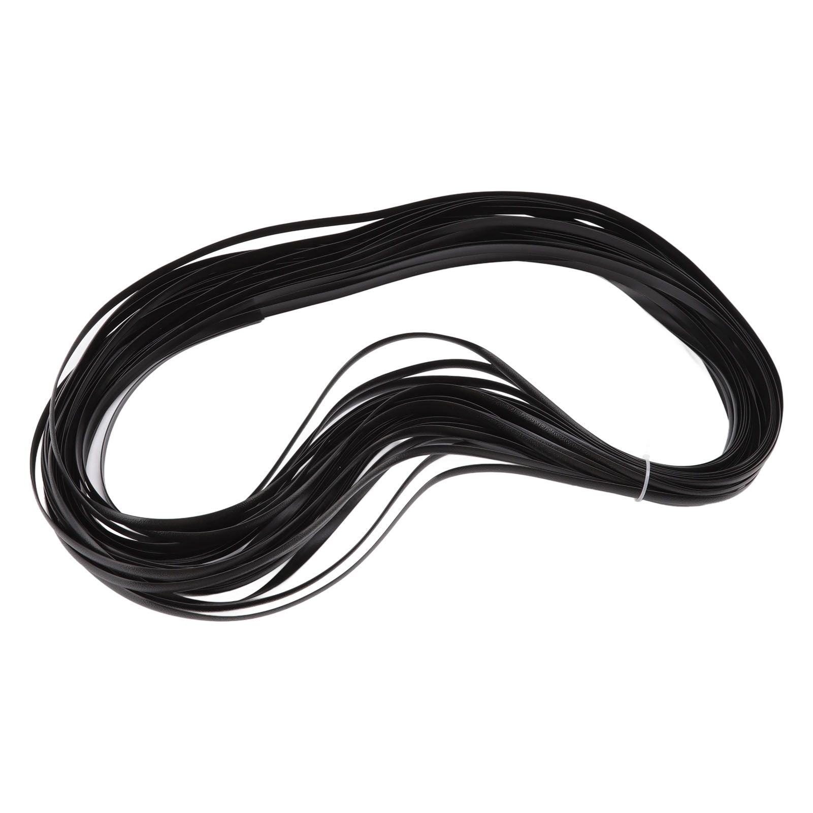 Wicker Repair Kit Plastic Patio Chair Table Sofa Synthetic Rattan Material for Furniture Black