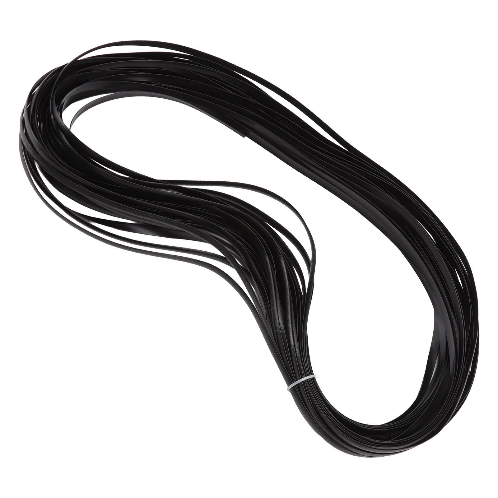Wicker Repair Kit Plastic Patio Chair Table Sofa Synthetic Rattan Material for Furniture Black