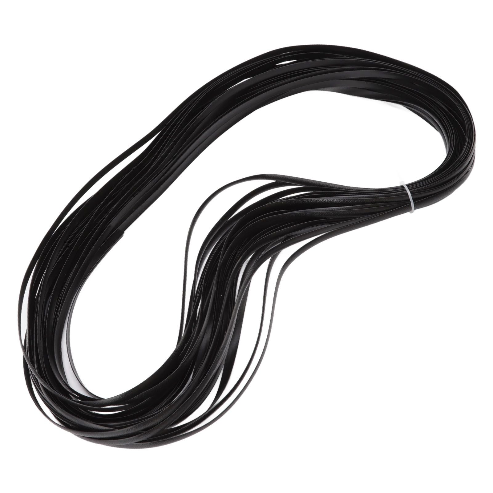 Wicker Repair Kit Plastic Patio Chair Table Sofa Synthetic Rattan Material for Furniture Black