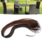 Wicker Repair Kit Plastic Patio Chair Table Sofa Synthetic Rattan Material for Furniture Discolored Brown