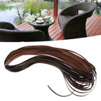Wicker Repair Kit Plastic Patio Chair Table Sofa Synthetic Rattan Material for Furniture Discolored Brown