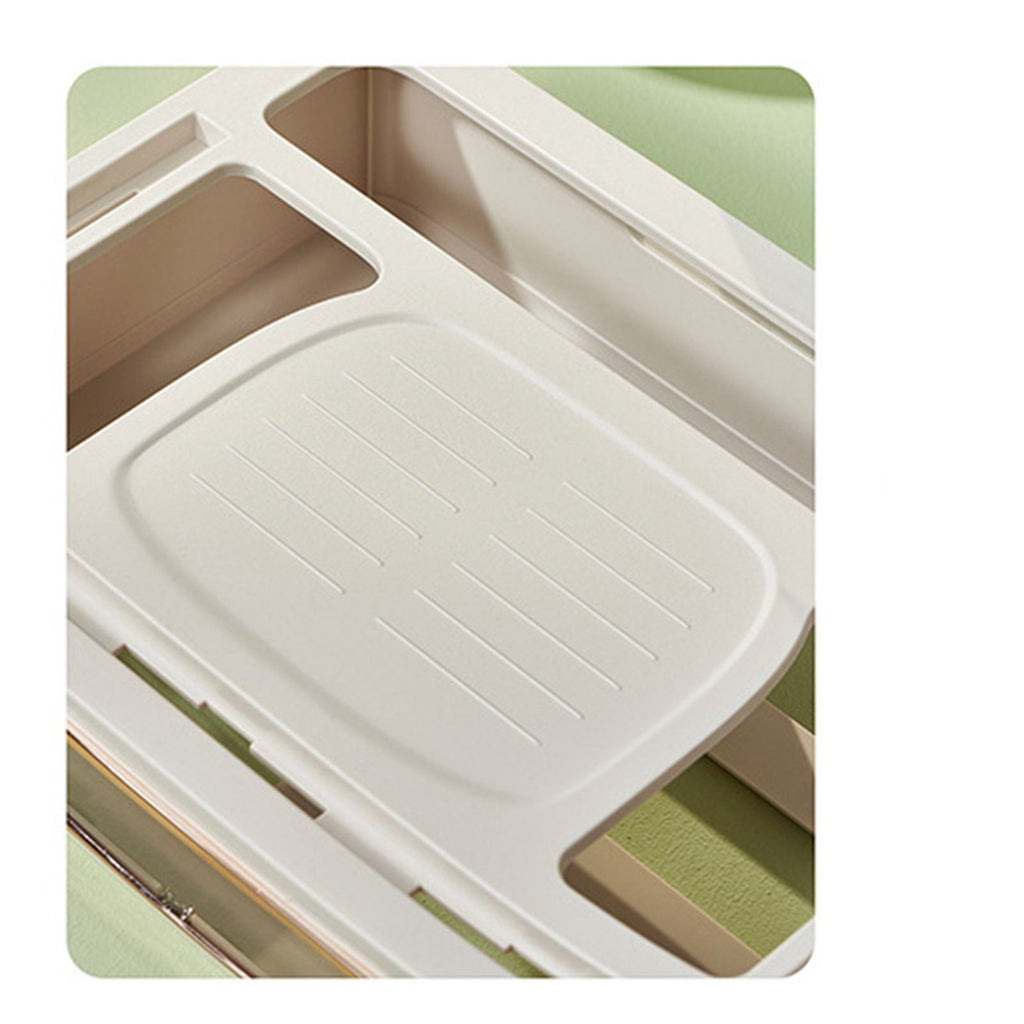 Router Storage Box Multi Hole Detachable Design Plastic Anti Drop Cable Management Case White 3 Layer