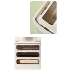 Router Storage Box Multi Hole Detachable Design Plastic Anti Drop Cable Management Case White 3 Layer