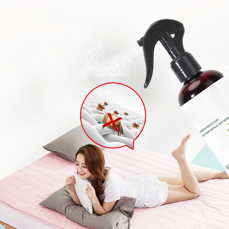 Mite Killer Green Pepper Environmental Protection Plastic Mite Removal Sprayer for Bed Sofa Home 300ml