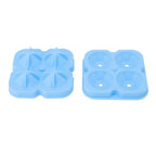 4 Hole Diamond Shaped Ice Cube Mold Silicone Ice Cube Trays for Cake Molds DIY Chocolate Candy Blue