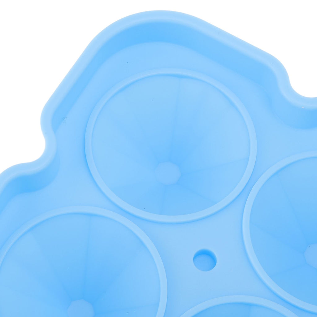 4 Hole Diamond Shaped Ice Cube Mold Silicone Ice Cube Trays for Cake Molds DIY Chocolate Candy Blue