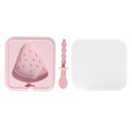 Popsicle Molds Reusable Stackable DIY Silicone Ice Cream Popsicle Cakesickle Molds Kitchen Tools with Lid Stick Watermelon