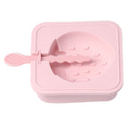 Popsicle Molds Reusable Stackable DIY Silicone Ice Cream Popsicle Cakesickle Molds Kitchen Tools with Lid Stick Strawberry
