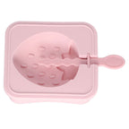 Popsicle Molds Reusable Stackable DIY Silicone Ice Cream Popsicle Cakesickle Molds Kitchen Tools with Lid Stick Strawberry