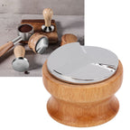 Coffee Press Distributor Wooden Handle Lightweight Simple Operation Robust Coffee Leveler 58mm/2.3in