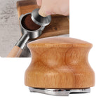 Coffee Press Distributor Wooden Handle Lightweight Simple Operation Robust Coffee Leveler 58mm/2.3in