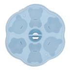 Jelly Mold Silicone Lovely Bear Cat Paw Ice Cube Cake Pudding Kitchen Mould with Lid for Home Kitchen Blue