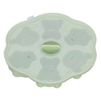 Jelly Mold Silicone Lovely Bear Cat Paw Ice Cube Cake Pudding Kitchen Mould with Lid for Home Kitchen Green