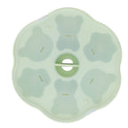 Jelly Mold Silicone Lovely Bear Cat Paw Ice Cube Cake Pudding Kitchen Mould with Lid for Home Kitchen Green