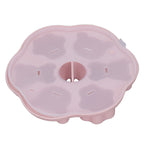 Jelly Mold Silicone Lovely Bear Cat Paw Ice Cube Cake Pudding Kitchen Mould with Lid for Home Kitchen Pink
