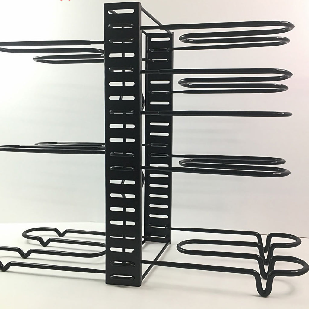 Multi Layer Pot Shelf Thicken Iron Art Pot Holder for Cutting Board Chopping Board Pot Cover 8 Layers