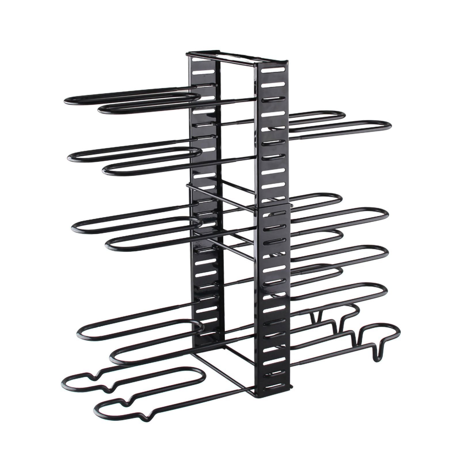 Multi Layer Pot Shelf Thicken Iron Art Pot Holder for Cutting Board Chopping Board Pot Cover 8 Layers