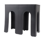 Cup and Lid Holder Plastic Straight 2 Compartments Black Paper Cup Holder Organizer for Disposable Cup Tea Shop