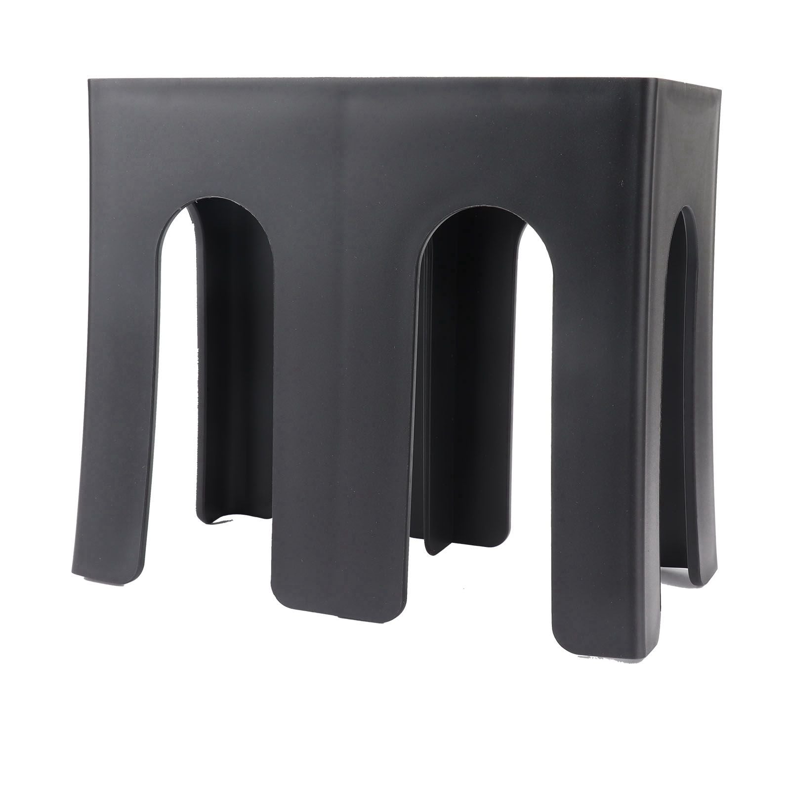 Cup and Lid Holder Plastic Straight 2 Compartments Black Paper Cup Holder Organizer for Disposable Cup Tea Shop