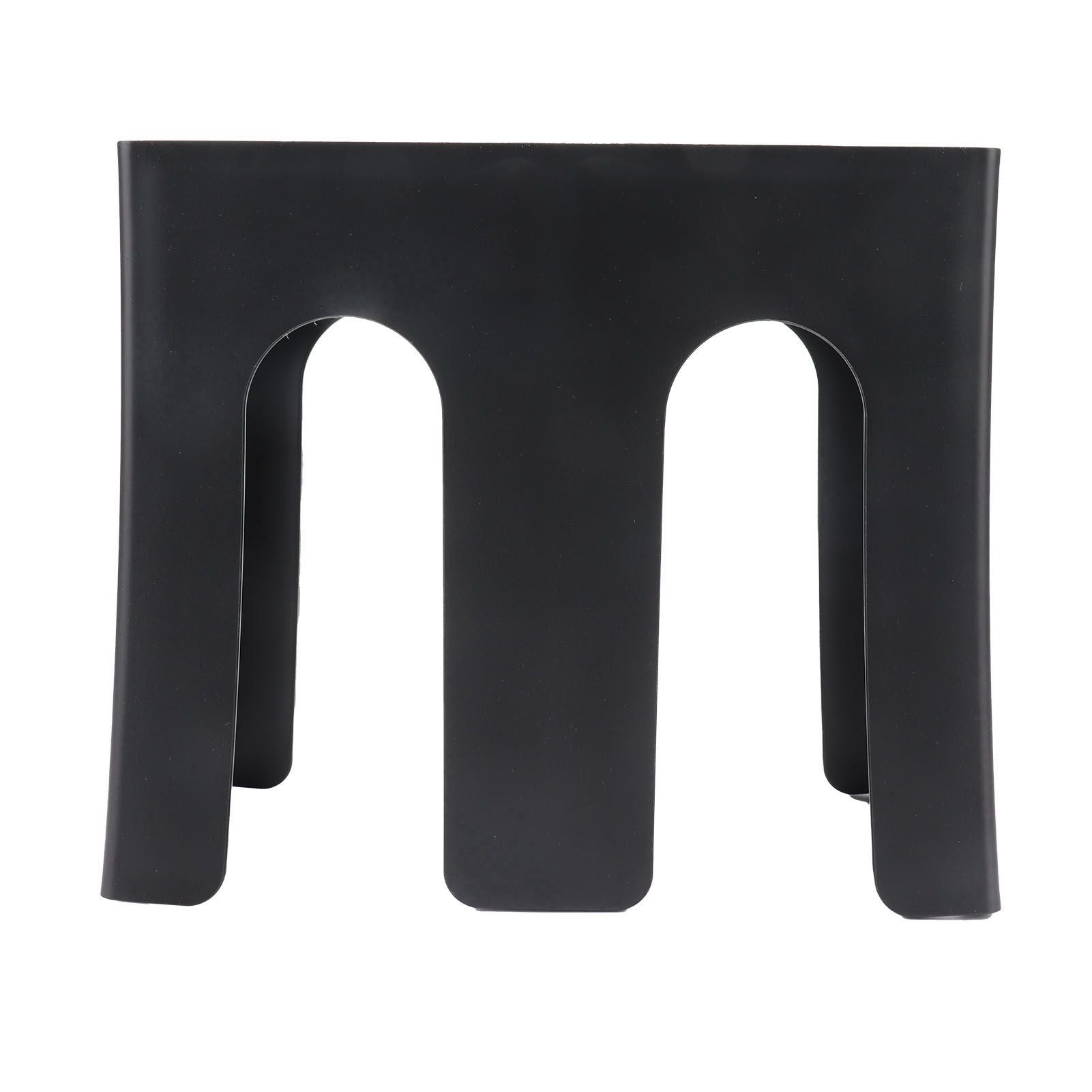 Cup and Lid Holder Plastic Straight 2 Compartments Black Paper Cup Holder Organizer for Disposable Cup Tea Shop