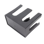 Cup and Lid Holder Plastic Straight 2 Compartments Black Paper Cup Holder Organizer for Disposable Cup Tea Shop