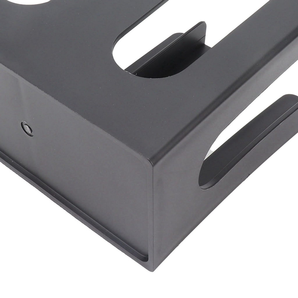 Cup and Lid Holder Plastic Straight 2 Compartments Black Paper Cup Holder Organizer for Disposable Cup Tea Shop