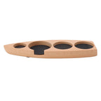 Wooden Coffee Tamper Holder Coffee Tamper Mat Stand Coffee Maker Support Storage Base Beech Small for 51mm/2.0in 53mm/2.1in