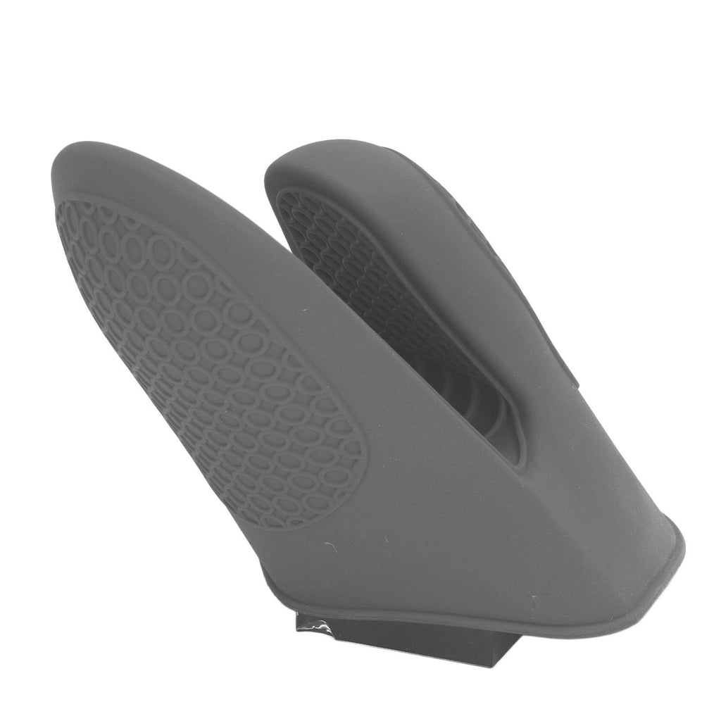 2pcs Oven Mitts Mini Silicone Thickened Anti Scalding Cooking Pinch Mitts for Kitchen Grey