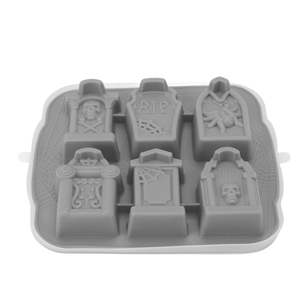 Ice Cube Silicone Cake Candy Chocolate Ice Cube Maker Tray Party Supplies for Halloween Grey