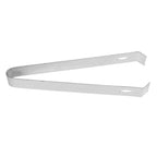 Cocktail Tong Thickened Rhombus Stainless Steel Food Ice Sugar Cube Tong for Bar Mirror Reflection