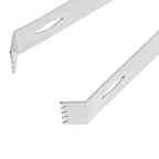 Cocktail Tong Thickened Rhombus Stainless Steel Food Ice Sugar Cube Tong for Bar Mirror Reflection