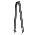Cocktail Tong Thickened Rhombus Stainless Steel Food Ice Sugar Cube Tong for Bar Black Plating