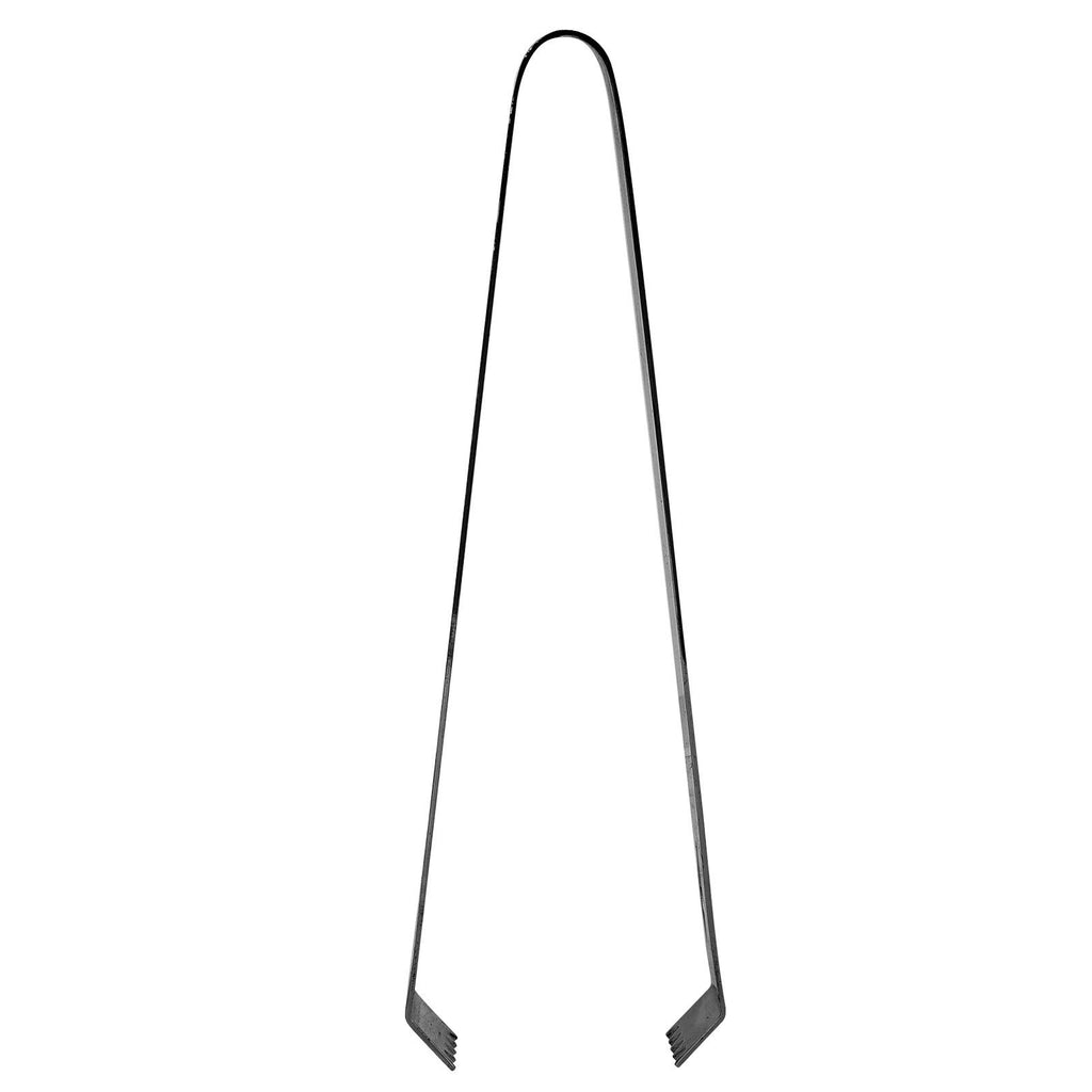 Cocktail Tong Thickened Rhombus Stainless Steel Food Ice Sugar Cube Tong for Bar Black Plating