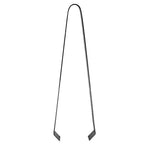 Cocktail Tong Thickened Rhombus Stainless Steel Food Ice Sugar Cube Tong for Bar Black Plating