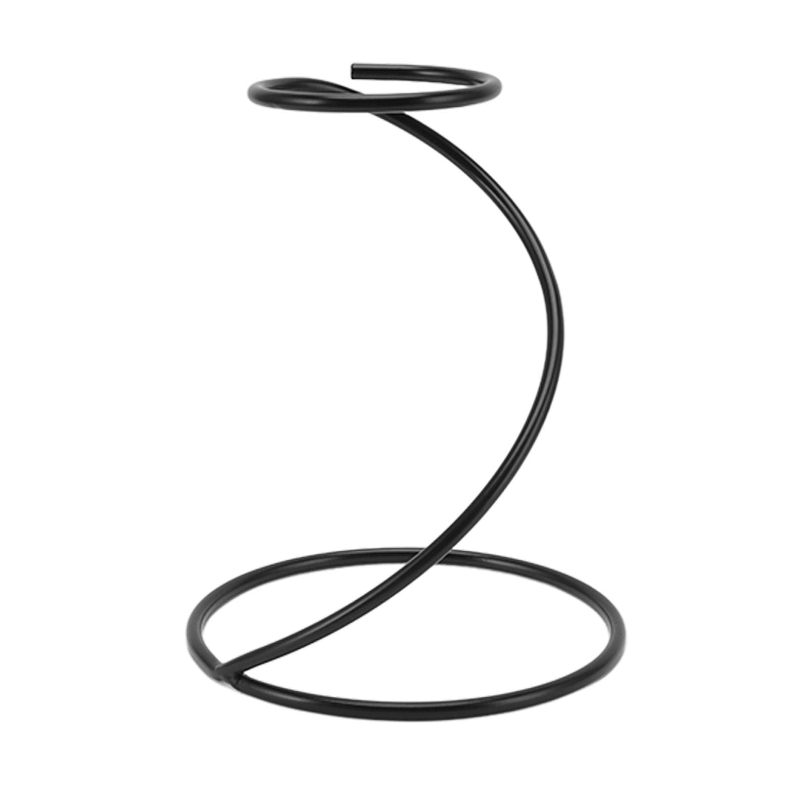 Black Spiral Coffee Dripper Stand Metal Filter Frame Holder Rack Hand Drip Pour Over Coffee Brewer Holder