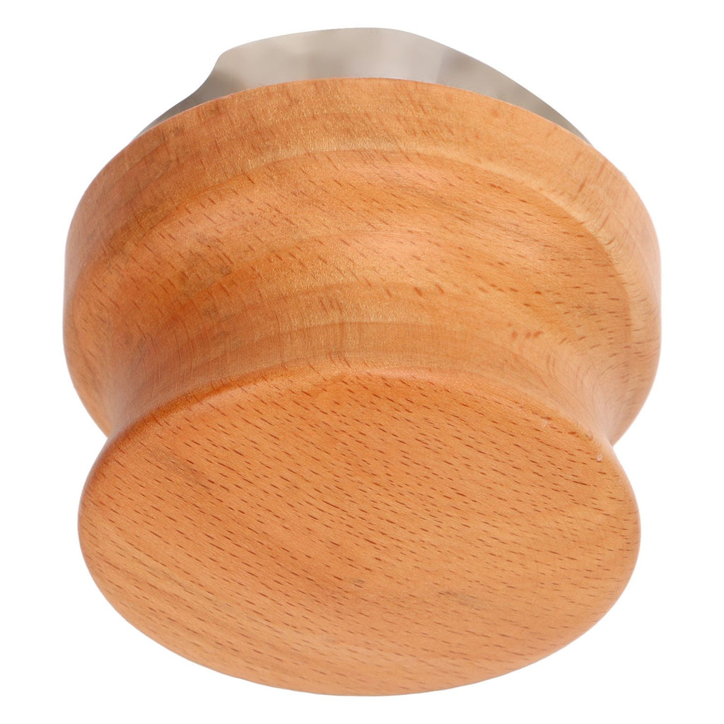 Coffee Distributor Coffee Hand Tamper Adjustable Depth Coffee Leveler Tool with Beech Handle 53mm/2.1in