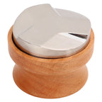 Coffee Distributor Coffee Hand Tamper Adjustable Depth Coffee Leveler Tool with Beech Handle 53mm/2.1in