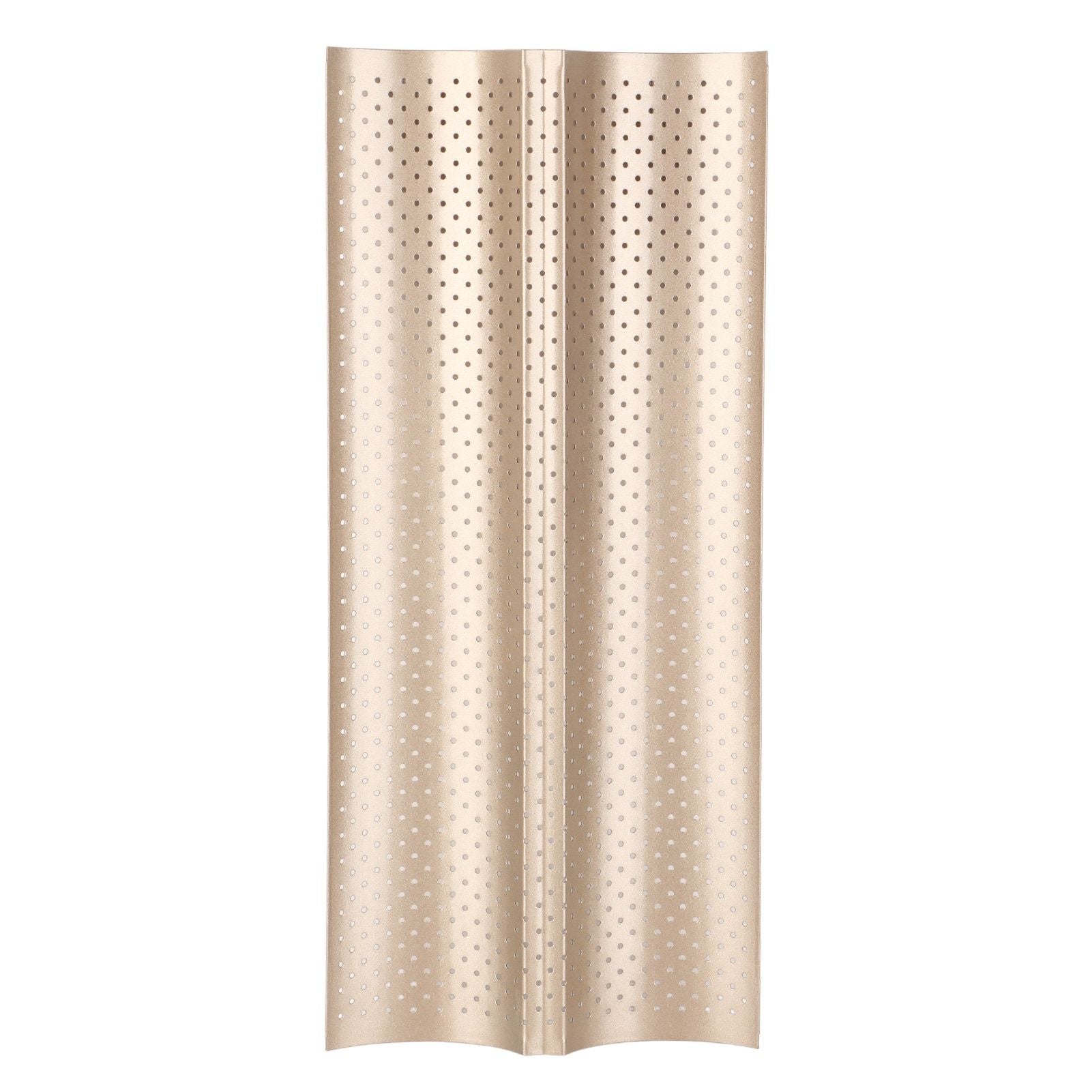 Baguette Pan 2 Slots Nonstick Food Grade Carbon Steel Perforated Design French Baguette Baking Pan for Home Baguette