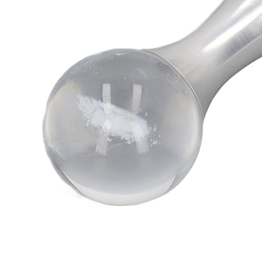 Coffee Tamper Food Grade Stainless Steel Crystal Ball Coffee Powder Hammer for Kitchen Shop Silver Pillar 51mm/2in