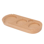 Coffee Tamper Holder Multifunction 4 Slots Wood Coffee Filter Tamper Stand for Coffee Making S: Applicable 51mm/2.01in, 53mm/2.09in