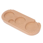 Coffee Tamper Holder Multifunction 4 Slots Wood Coffee Filter Tamper Stand for Coffee Making S: Applicable 51mm/2.01in, 53mm/2.09in