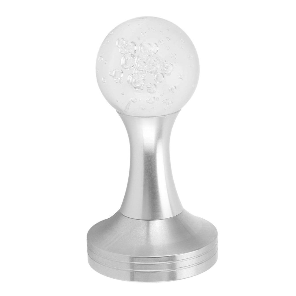 Crystal Ball Coffee Powder Tamper Stainless Steel Base Coffee Press Hammer for Kitchen Cafe Silver Pillar 51mm / 2.0in