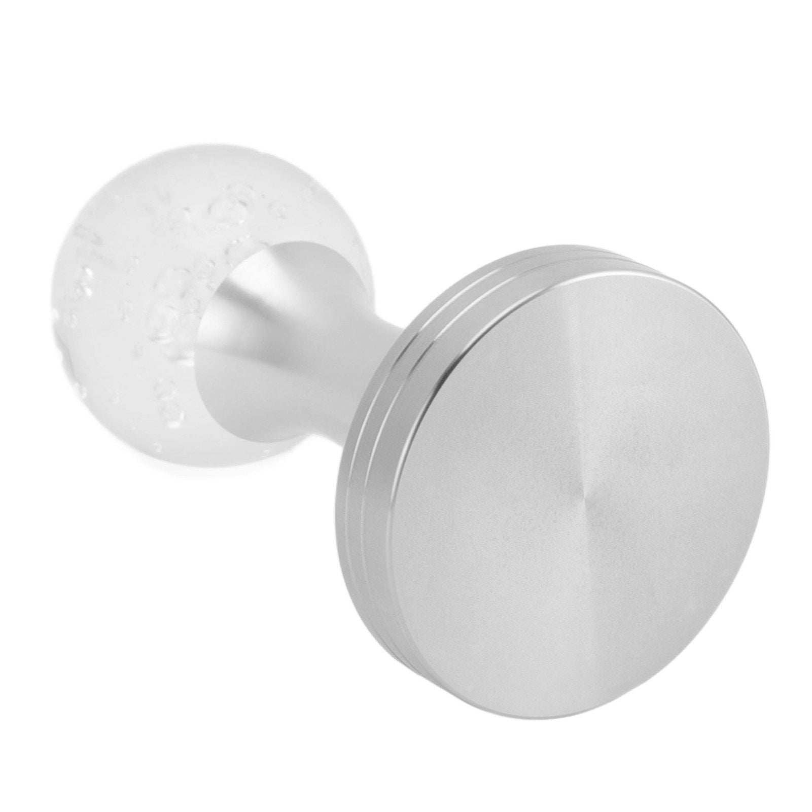 Crystal Ball Coffee Powder Tamper Stainless Steel Base Coffee Press Hammer for Kitchen Cafe Silver Pillar 51mm / 2.0in